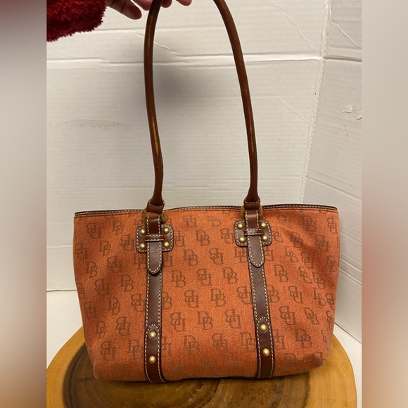 Dooney & Bourke Monogram Tote Handbag - Coated Cotton Tote With Zip Closure, Multiple Pockets - View #6